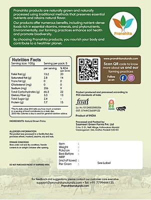 Organic Brown Poha-500 g