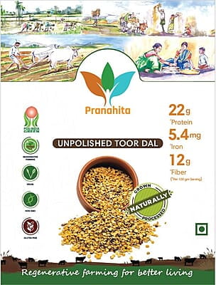Organic Unpolished Toor Dal