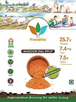 Organic Masoor Dal Split