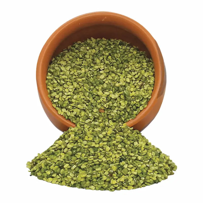 Organic Unpolished Green Moong Dal Split Organic Unpolished Green Moong Dal Split